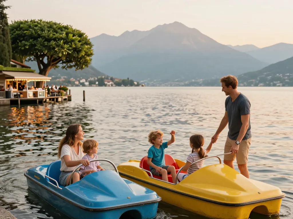 Erleben Sie einen fröhlichen Familienurlaub am Gardasee mit malerischen Seeblicken und lokalen Köstlichkeiten.