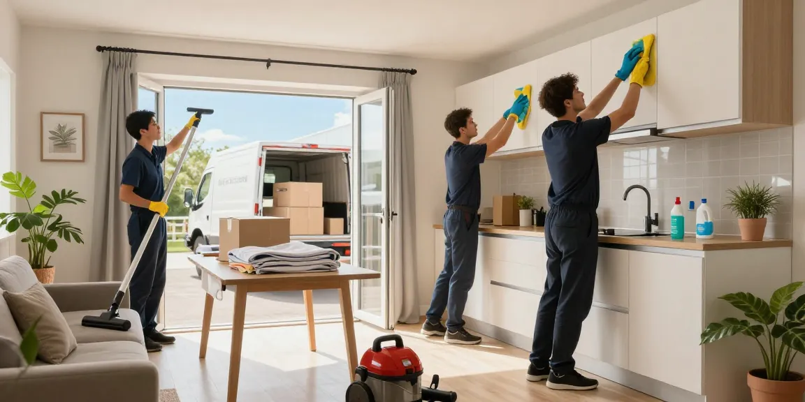 umzugsreinigung solothurn service team performing efficient home cleaning after relocation