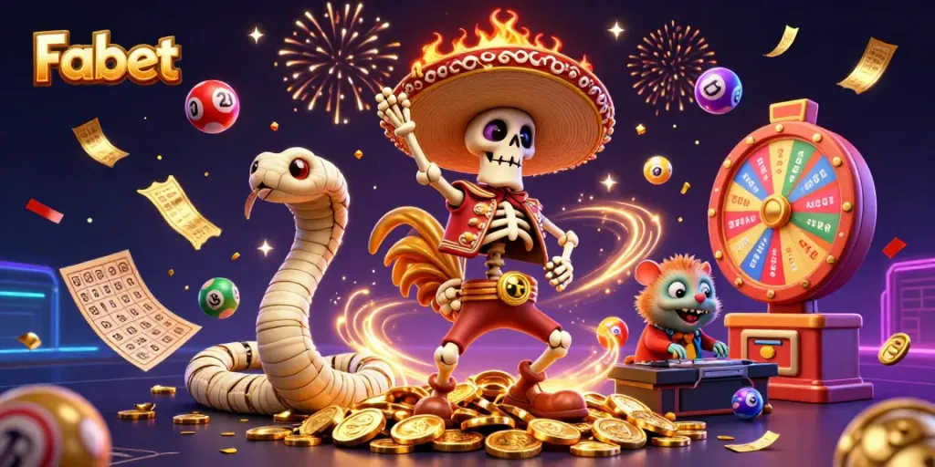 Fabet players enjoy exciting lottery games featuring vibrant balls, thrilling prizes, and dynamic characters.